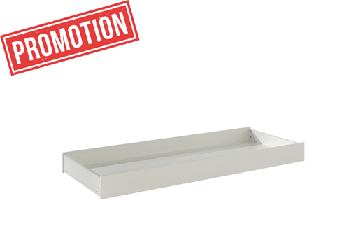 Lit tiroir-LONDON LIT GIGOGNE 90 x 190 cm BLANC-Vipack-mailleux-0