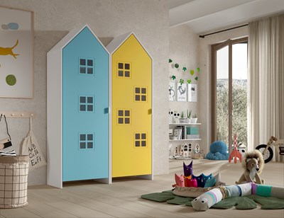 Chambres complètes-Combinaison de chambre d'enfant Casami 3-Vipack-mailleux-1