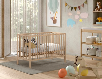 Lit bébé-DINO LIT BÉBÉ 60 x 120 cm NATUREL-Vipack-mailleux-1