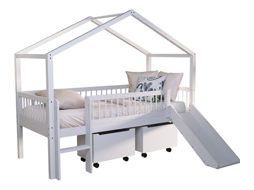 Chambres complètes-Combinaison de chambre d'enfant Forrest Beech hêtre laqué blanc-Vipack-mailleu-0