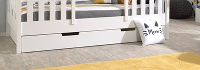 Lit tiroir-HOUSEBED LIT GIGOGNE 90 x 190 cm BLANC-Vipack-mailleux-1