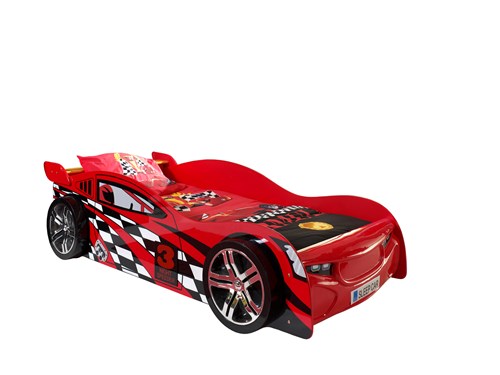 Lit enfant-CARBEDS NIGHT SPEEDER LIT 90 x 200 cm ROUGE-Vipack-mailleux-0