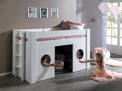 Lit mi-hauteur-FREYA LIT MI-HAUTEUR 90 x 200 cm BLANC-Vipack-mailleux-5