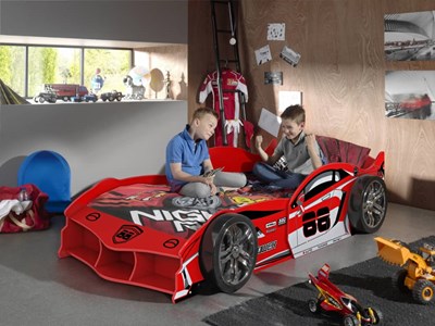 Lit enfant-CARBEDS MAX LIT 90 x 200 cm ROUGE-Vipack-mailleux-3