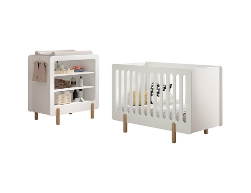 Chambres complètes-Combinaison de chambre d'enfant Smile-Vipack-mailleux-0