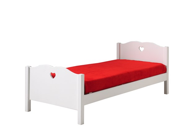 Lit enfant-AMORI LIT 90 x 200 cm BLANC-Vipack-mailleux-0