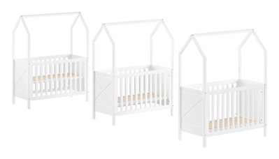 Lit bébé-SCOTT LIT BÉBÉ 60 x 120 cm BLANC-Vipack-mailleux-3