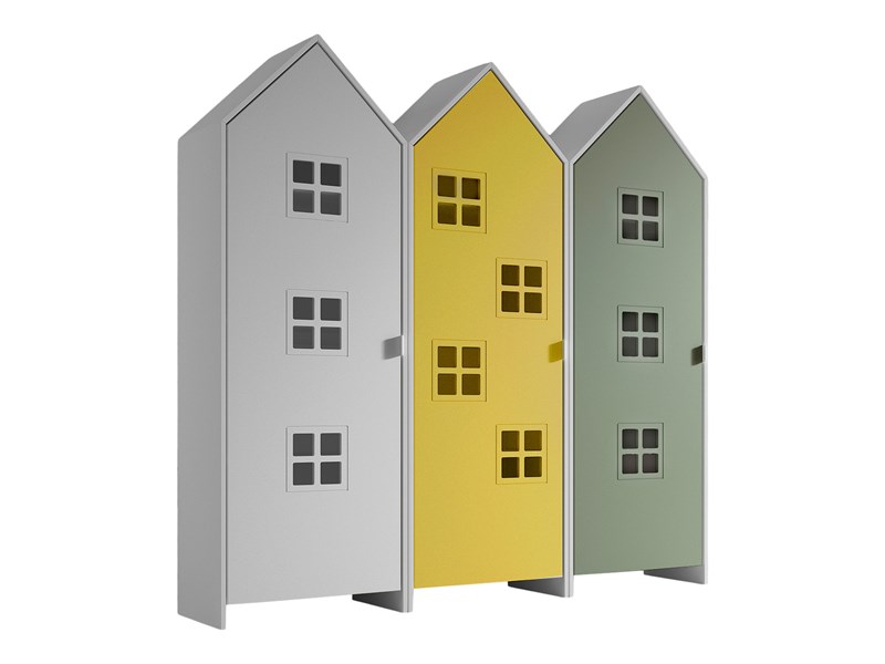 Chambres complètes-Combinaison de chambre d'enfant Casami 9-Vipack-mailleux-0