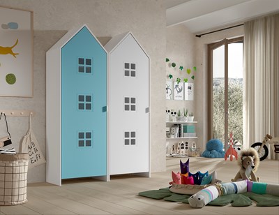 Chambres complètes-Combinaison de chambre d'enfant Casami 2-Vipack-mailleux-1