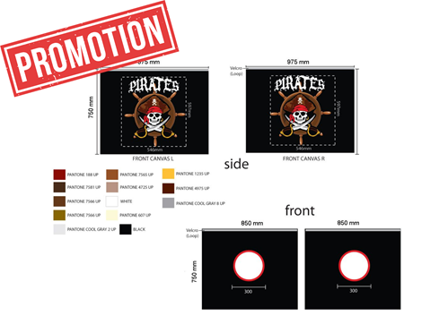 Textile-TEXTILES PIRATES HOUSSE POUR LIT COMPACT PINOSCOTT-Vipack-mailleux-0