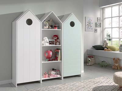 Chambres complètes-Combinaison de chambre d'enfant Casami 2-Vipack-mailleux-1