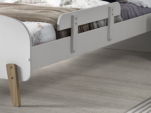Barrière de sécurité-KIDDY BARRIÈRE DE LIT BLANC-Vipack-mailleux-1