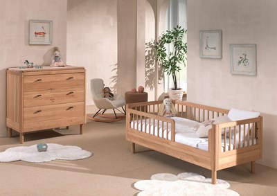 Chambres complètes-Combinaison de chambre d'enfant Forrest Oak 2-chêne-Vipack-mailleux-1