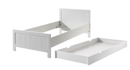 Chambres complètes-Combinaison de chambre d'enfant Erik 2-blanc de la collection erik-Vipack-mail-0
