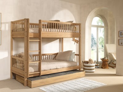 Chambres complètes-Combinaison de chambre d'enfant Forrest Oak chêne-Vipack-mailleux-5