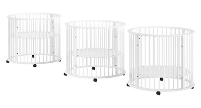 Parc bébé-DINO PARC BÉBÉ Ø 90 cm BLANC-Vipack-mailleux-3