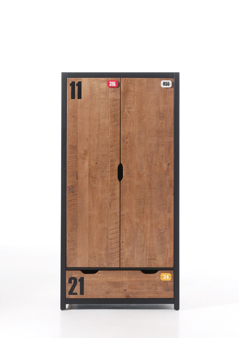 Garde-robe-ALEX ARMOIRE 2 PORTES-Vipack-mailleux-0