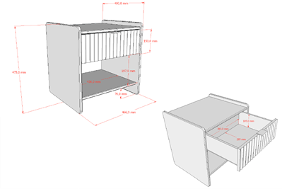 Chambres complètes-Combinaison de chambre d'enfant Lux 4-coloris clay-Vipack-mailleux-7