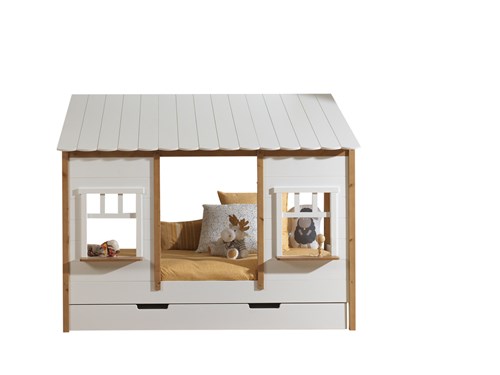 Chambres complètes-Combinaison de chambre d'enfant Housebed 4-Vipack-mailleux-0