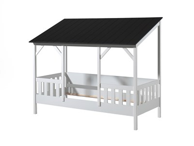 Chambres complètes-Combinaison de chambre d'enfant Housebed 8-Vipack-mailleux-3
