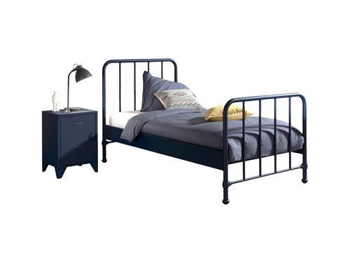 Chambres complètes-Combinaison de chambre d'enfant Bronxx bleu-Vipack-mailleux-0