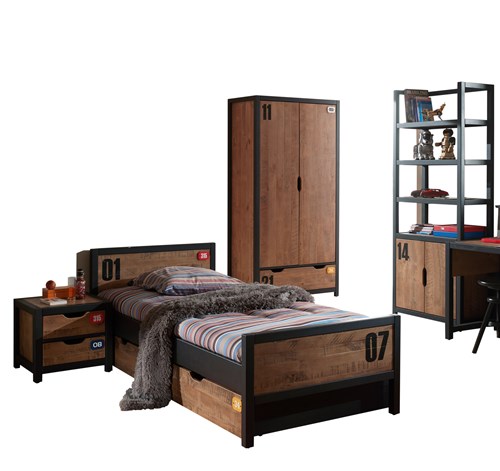 Chambres complètes-Combinaison de chambre d'enfant Alex 9-Vipack-mailleux-0