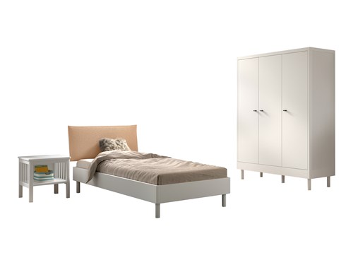Chambres complètes-Combinaison de chambre d'enfant Forrest Beech 4-hêtre laqué blanc-Vipack-maill-0