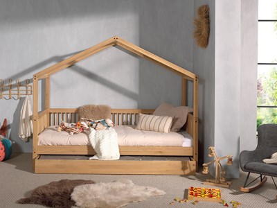 Chambres complètes-Combinaison de chambre d'enfant Forrest Oak chêne-Vipack-mailleux-1