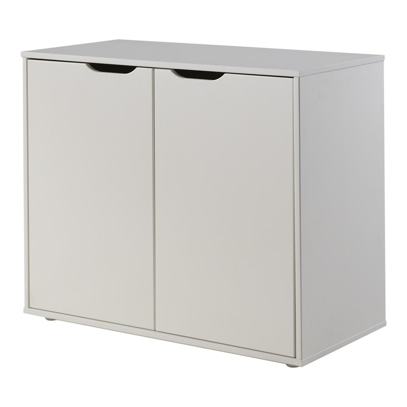 Commode-PINO COMMODE 2 PORTES BLANC-Vipack-mailleux-0