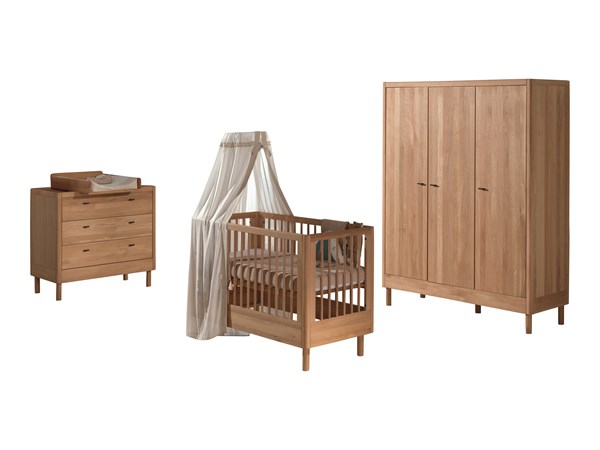 Chambres complètes-Combinaison de chambre d'enfant Forrest Oak 2-chêne-Vipack-mailleux-0