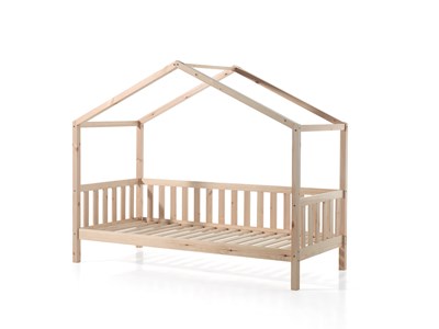 Chambres complètes-Combinaison de chambre d'enfant Dallas bois naturel-Vipack-mailleux-3