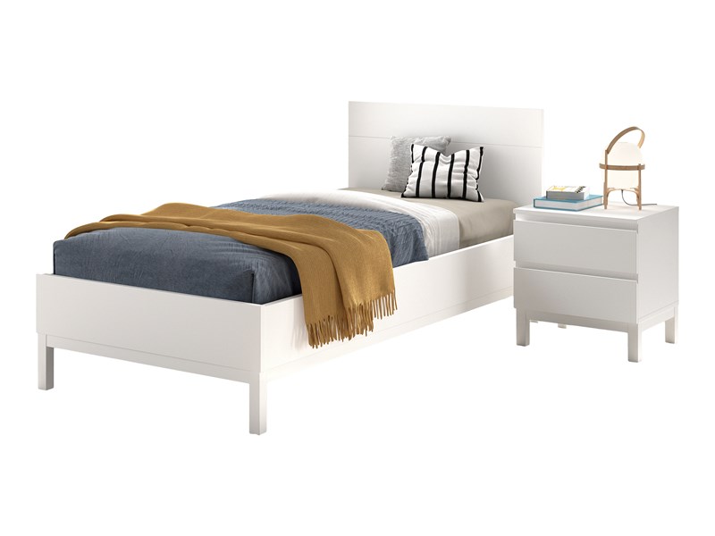 Chambres complètes-Combinaison de chambre d'enfant Eva 4-blanc-Vipack-mailleux-0