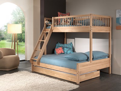 Chambres complètes-Combinaison de chambre d'enfant Forrest Oak chêne-Vipack-mailleux-1