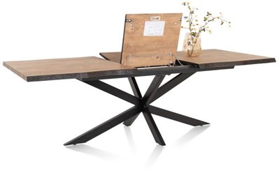Tables à rallonge-Carreras-Evora, table à rallonge 190 (+ 60) x 100 cm-Henders & Hazel-mailleux-8