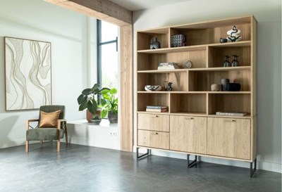 Fauteuils cuir-Northon, fauteuil avec accoudoir en bois vintage clay  white  black-Henders & Haze-31