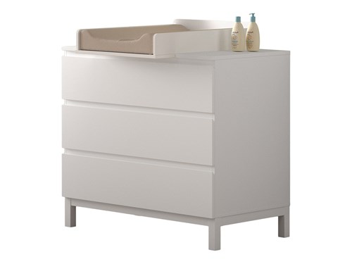 Chambres complètes-Combinaison de chambre d'enfant Eva 4-blanc-Vipack-mailleux-0