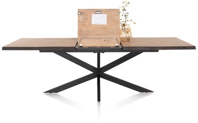 Tables à rallonge-Carreras-Evora, table à rallonge 190 (+ 60) x 100 cm-Henders & Hazel-mailleux-3