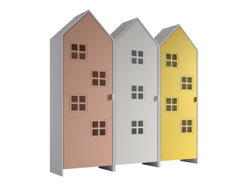 Chambres complètes-Combinaison de chambre d'enfant Casami 6-Vipack-mailleux-0
