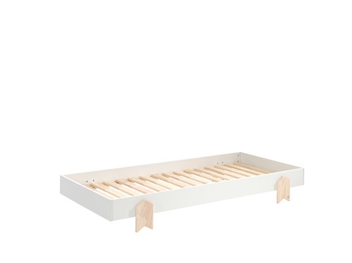 Lit enfant-MODULO LIT ARROW 90 x 200 cm BLANC-Vipack-mailleux-0