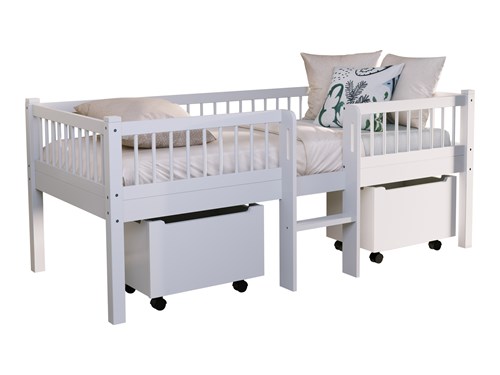 Chambres complètes-Combinaison de chambre d'enfant Forrest Beech hêtre laqué blanc-Vipack-mailleu-0