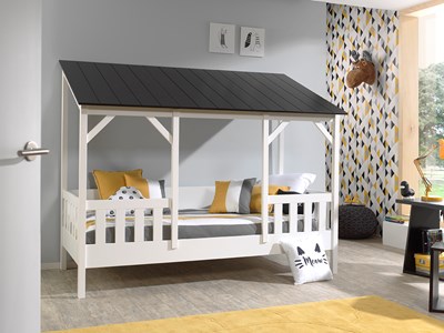 Chambres complètes-Combinaison de chambre d'enfant Housebed 8-Vipack-mailleux-1