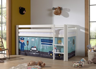 Textile-TEXTILES POLICE HOUSSE POUR LIT COMPACT PINOSCOTT-Vipack-mailleux-3