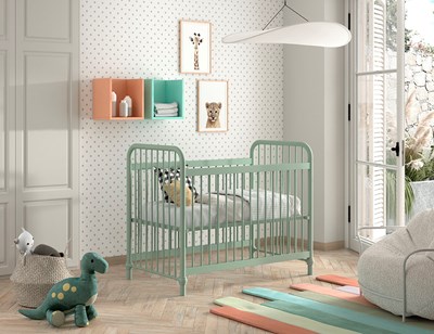 Lit bébé-BRONXX LIT BÉBÉ 60 x 120 cm OLIVE GREEN-Vipack-mailleux-4