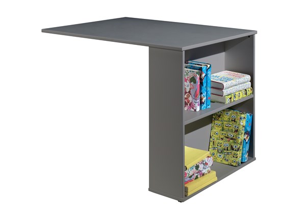 Bureau-PINO BUREAU POUR LIT MI-HAUTEUR GRIS-Vipack-mailleux-0