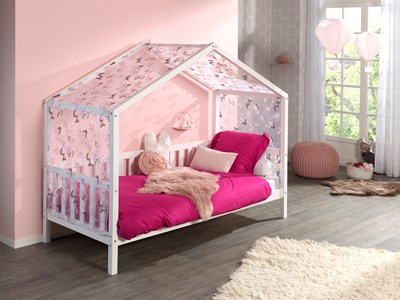 Chambres complètes-Combinaison de chambre d'enfant Dallas blanc-Vipack-mailleux-1