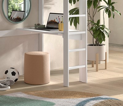 Bureau-PRIMO BUREAU POUR LIT MEZZANINE BLANC-Vipack-mailleux-1