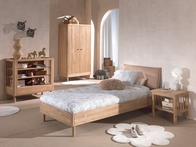 Chambres complètes-Combinaison de chambre d'enfant Forrest Oak 2-chêne-Vipack-mailleux-1