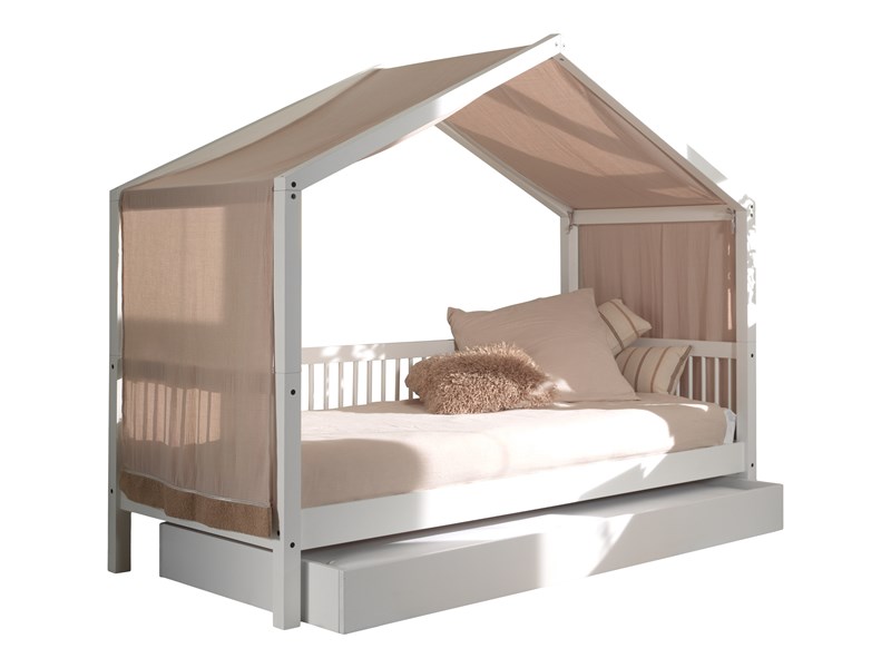 Chambres complètes-Combinaison de chambre d'enfant Forrest Beech hêtre laqué blanc-Vipack-mailleu-0