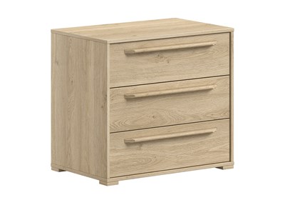 Chambres complètes-Combinaison de chambre d'enfant Sam finition chêne-Vipack-mailleux-5