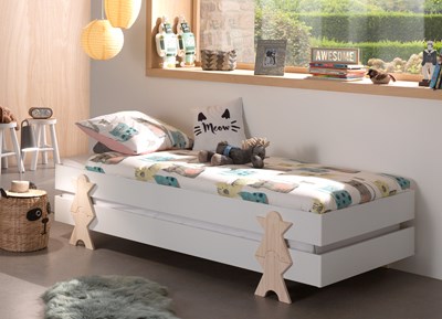 Chambres complètes-Combinaison de chambre d'enfant Modulo 2-Vipack-mailleux-1